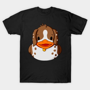 Springer Spaniel Dog Rubber Duck T-Shirt